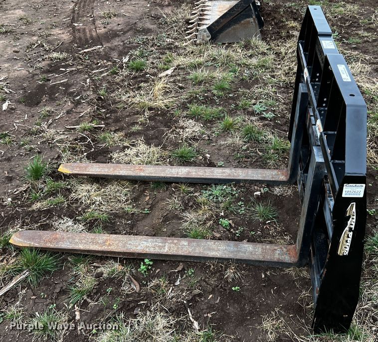 image for item MF9787 Land Pride PFL6460  skid steer forks