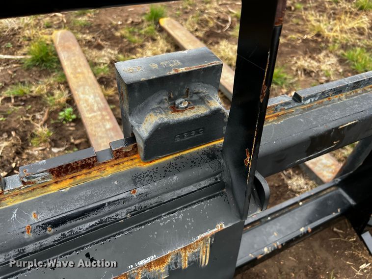 image for item MF9787 Land Pride PFL6460  skid steer forks