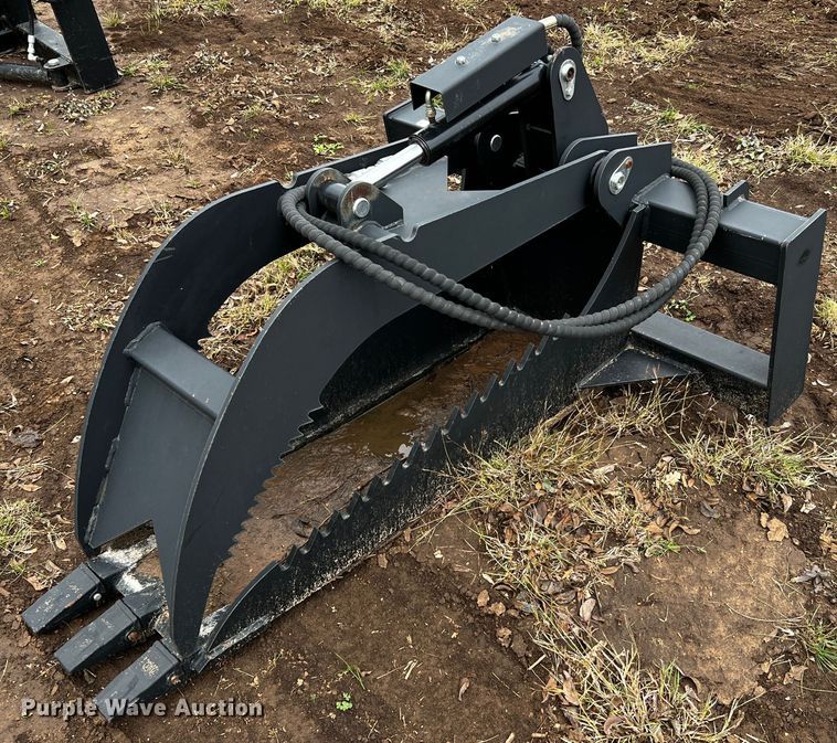 image for item MF9789 Titan  16"W skid steer stump grapple bucket