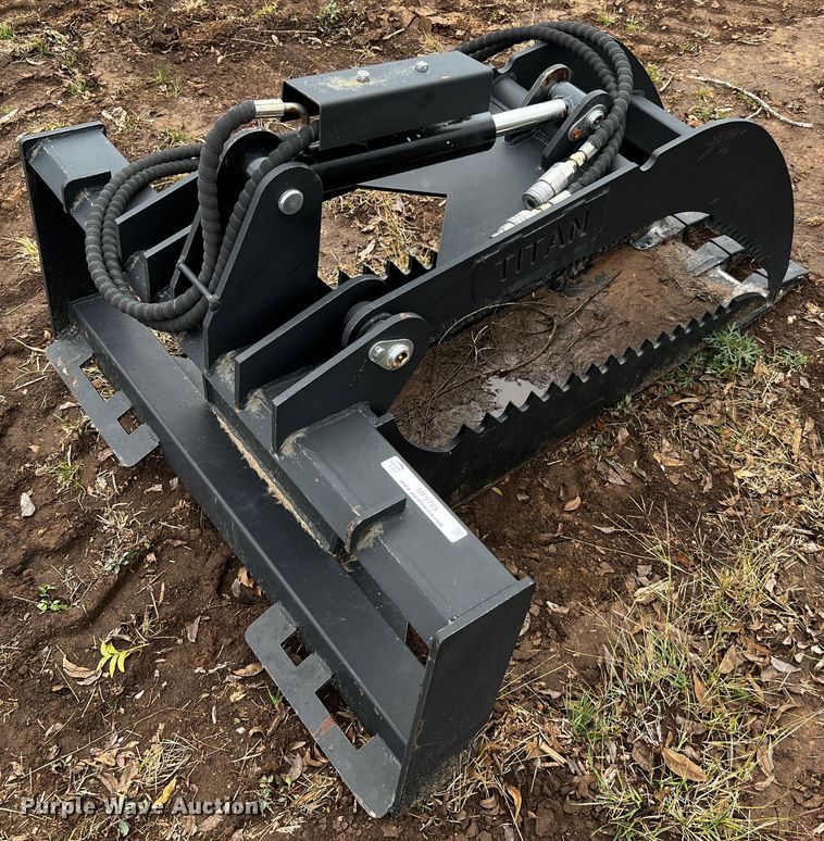 image for item MF9789 Titan  16"W skid steer stump grapple bucket