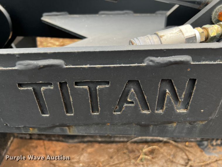 image for item MF9789 Titan  16"W skid steer stump grapple bucket