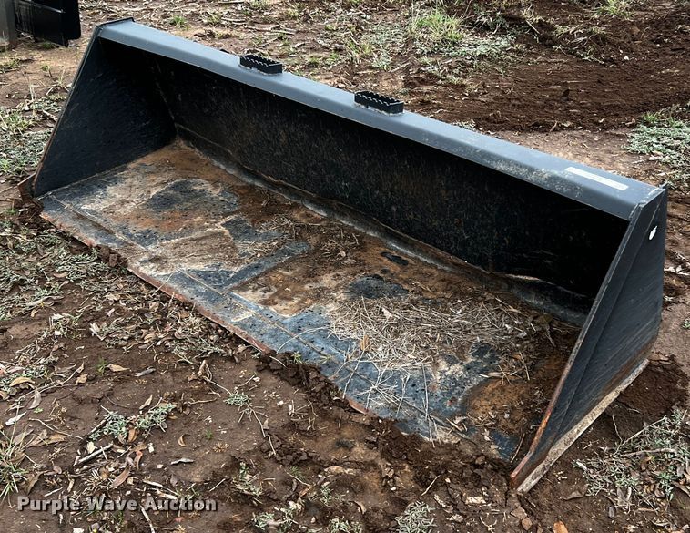 image for item MF9792 85"W skid steer bucket