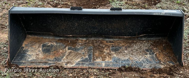 image for item MF9792 85"W skid steer bucket