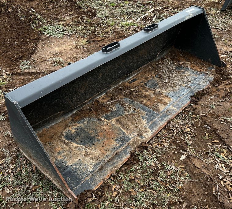 image for item MF9792 85"W skid steer bucket