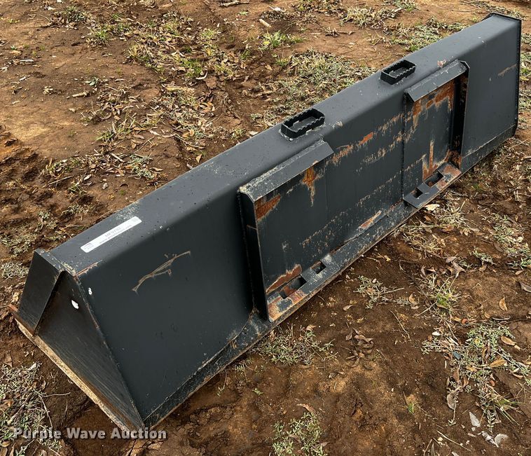 image for item MF9792 85"W skid steer bucket