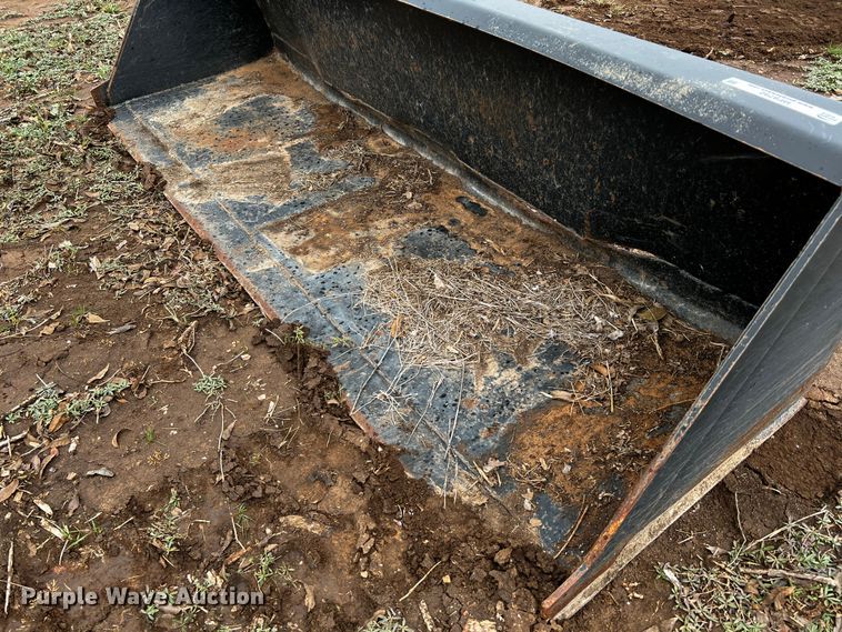 image for item MF9792 85"W skid steer bucket