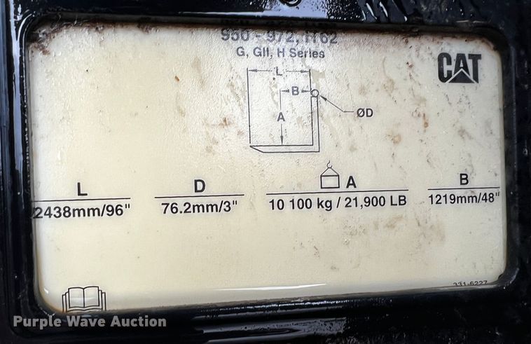 image for item MF9794 Caterpillar  8'L forks