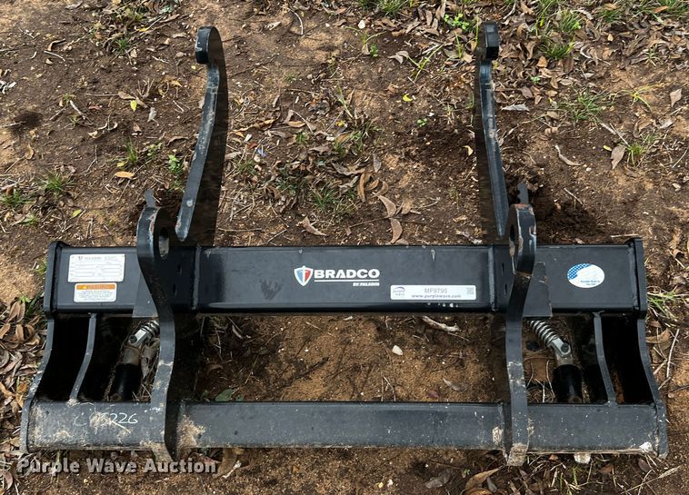 image for item MF9795 2018 Bradco 12670  backhoe to skid steer adapter