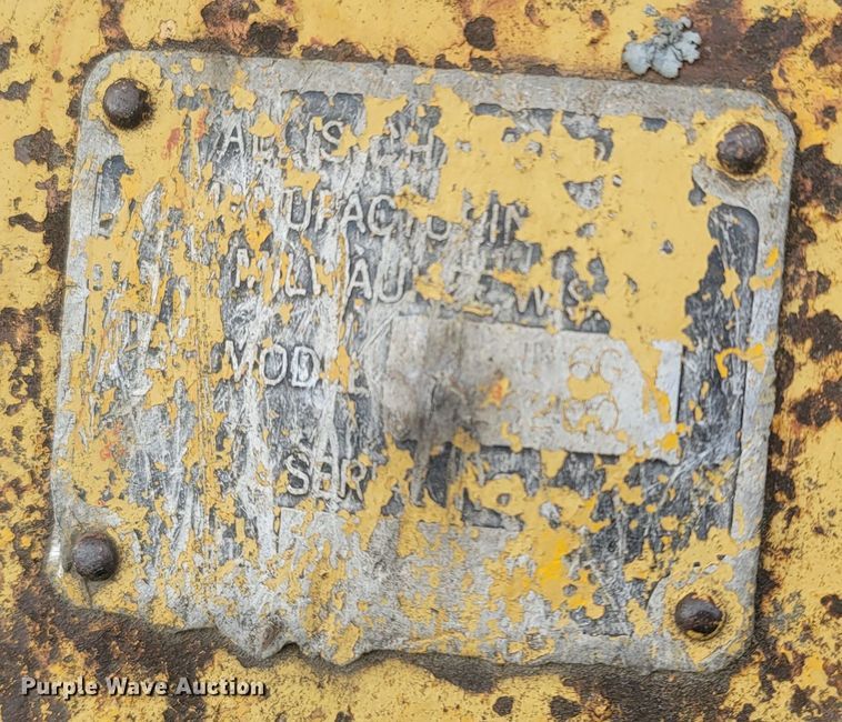 image for item MH9586 Allis-Chalmers 6G  track loader