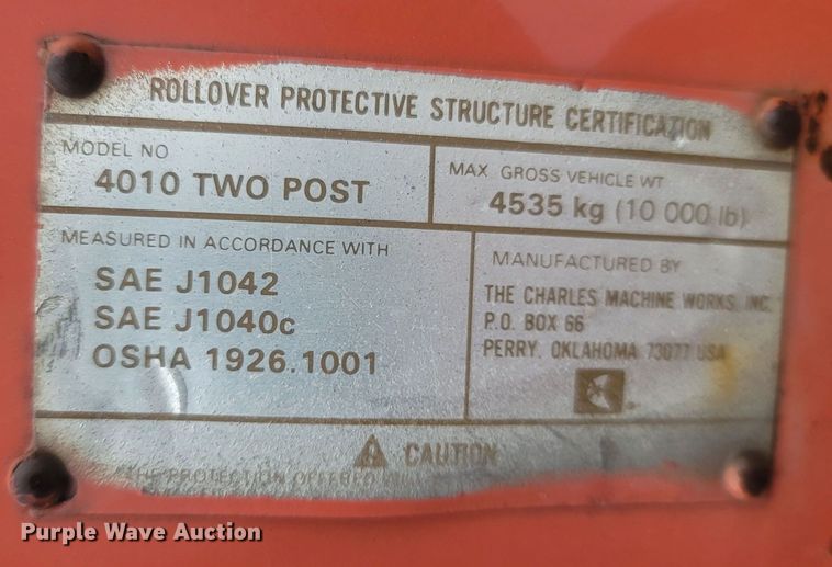 image for item MH9614 1981 Ditch Witch 4010DD  trencher