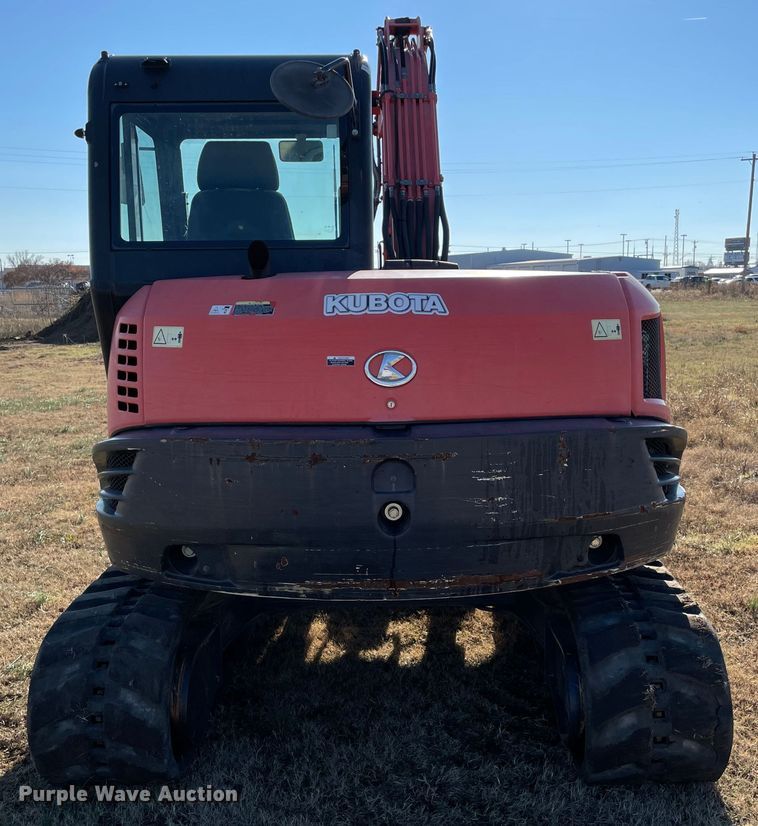 image for item MI9589 2014 Kubota KX080-4  mini excavator