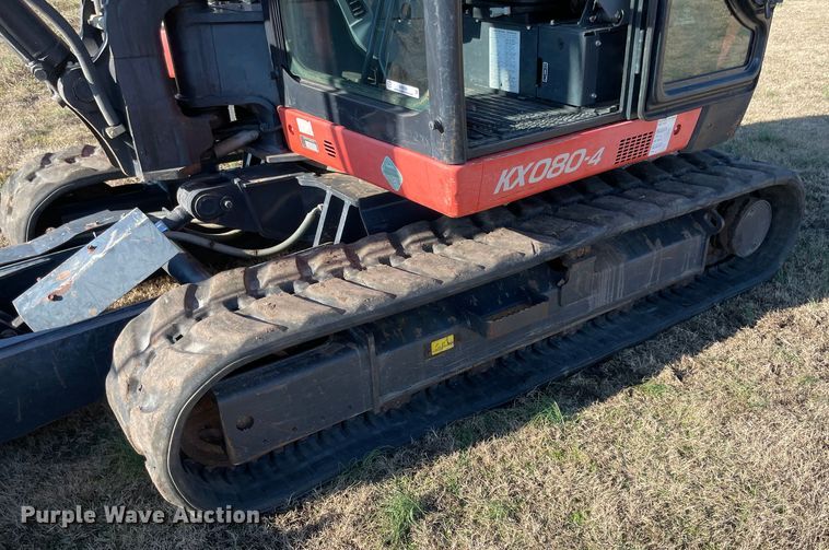 image for item MI9589 2014 Kubota KX080-4  mini excavator