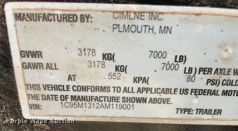 image for item MI9591 2010 Metro 165  crack sealer