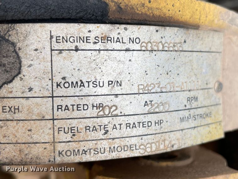 image for item MI9597 1993 Komatsu WA380-1  wheel loader
