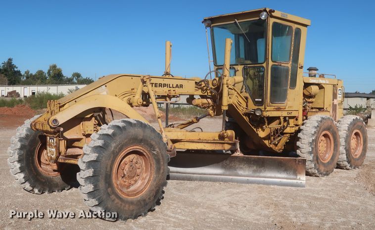 image for item MJ9188 1983 Caterpillar 12G  motor grader