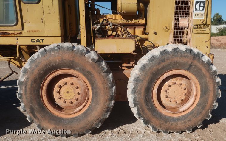 image for item MJ9188 1983 Caterpillar 12G  motor grader