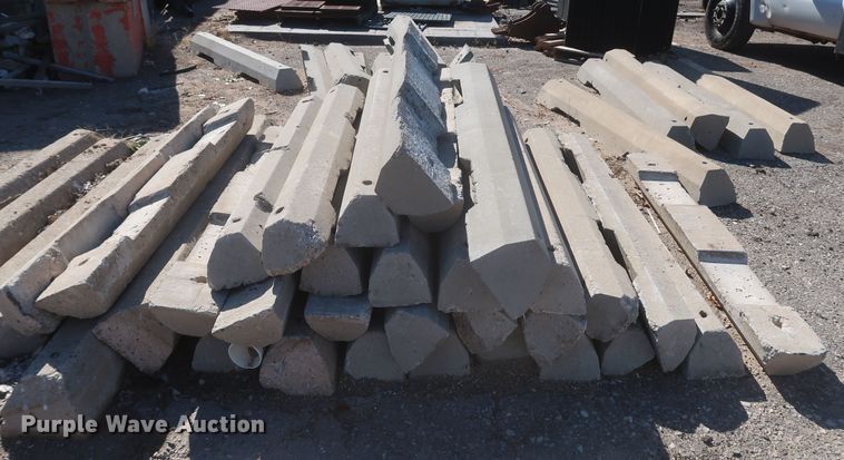 image for item MJ9193 Approximately 100 concrete parking blocks