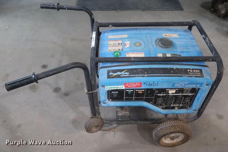 image for item MJ9197 Powr-quip TPG3-4500HDX  generator