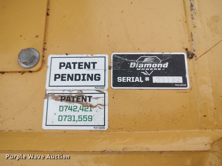 image for item MM9846 Diamond Mowers  60"W skid steer disc mulcher