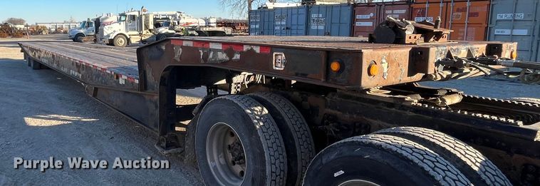 image for item MN9447 2011 Landoll  drop tilt deck equipment trailer