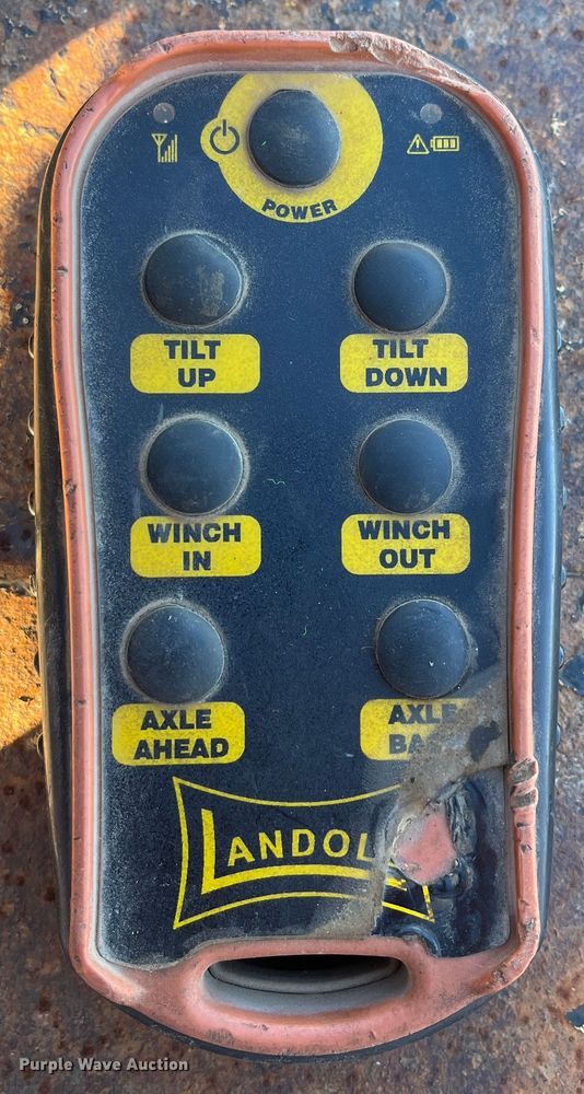 image for item MN9447 2011 Landoll  drop tilt deck equipment trailer