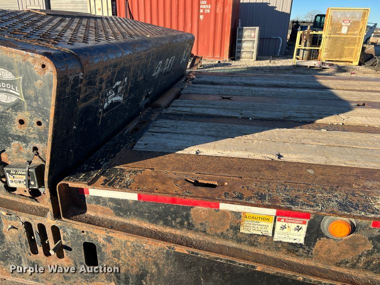 image for item MN9447 2011 Landoll  drop tilt deck equipment trailer