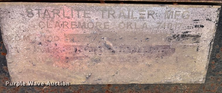 image for item MN9449 2007 Starlite  equipment trailer