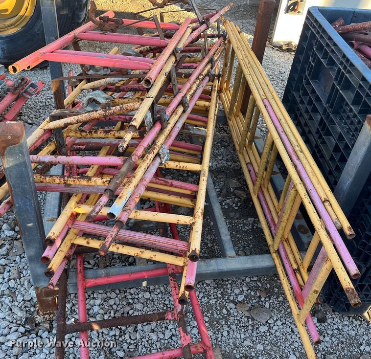 image for item MN9482 (5) pallets of scaffolding parts