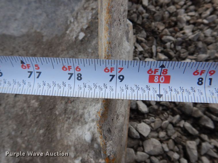 image for item MW9418 79" W skid steer bucket