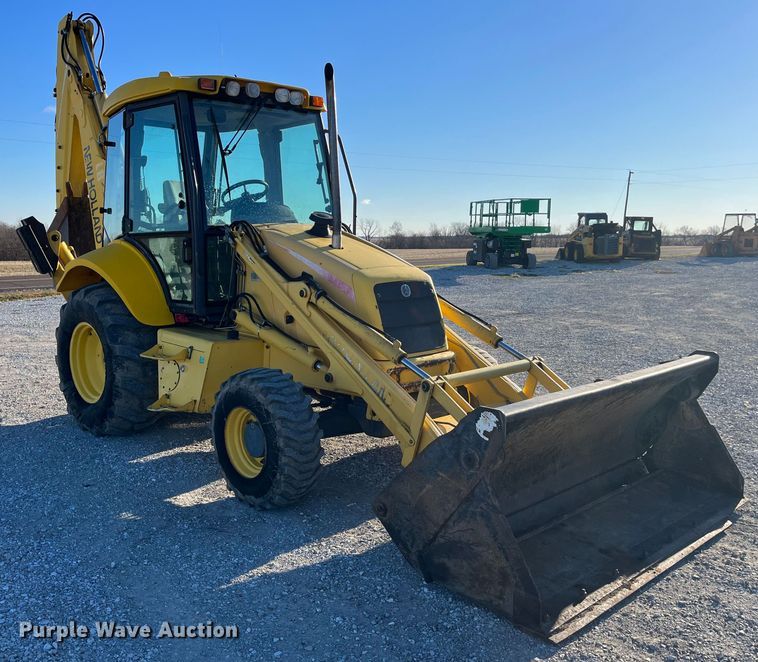 image for item MW9426 2002 New Holland LB75B  backhoe