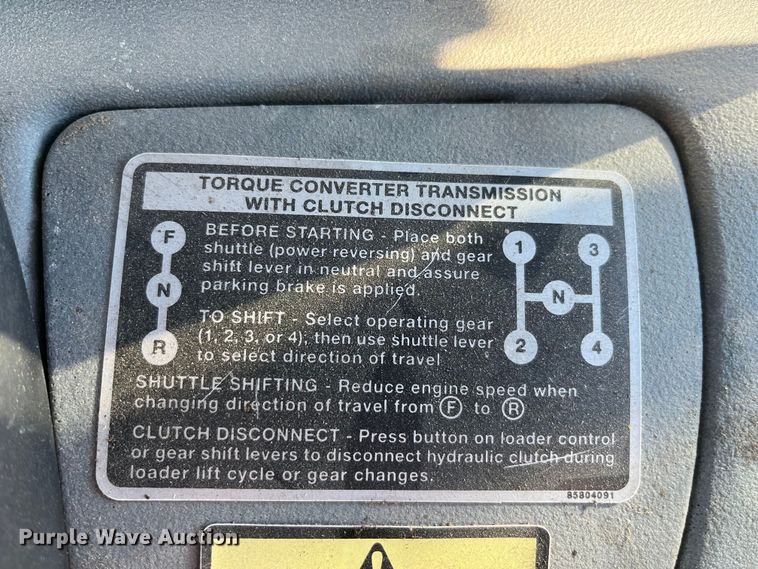 image for item MW9426 2002 New Holland LB75B  backhoe