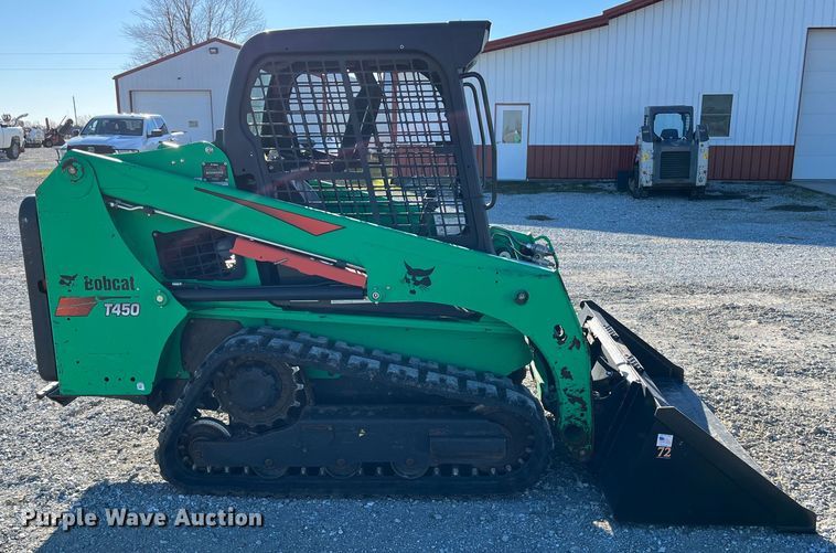 image for item MW9427 2017 Bobcat T450  tracked skid steer loader