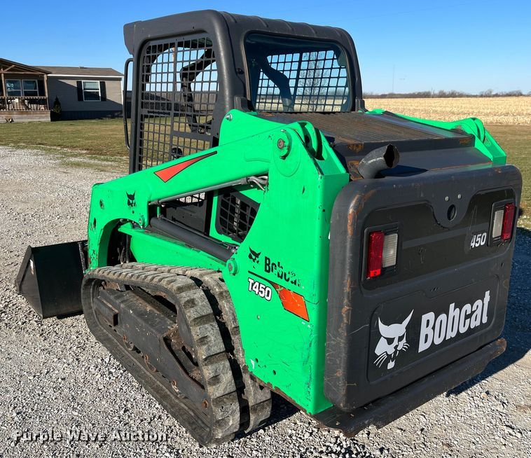 image for item MW9427 2017 Bobcat T450  tracked skid steer loader