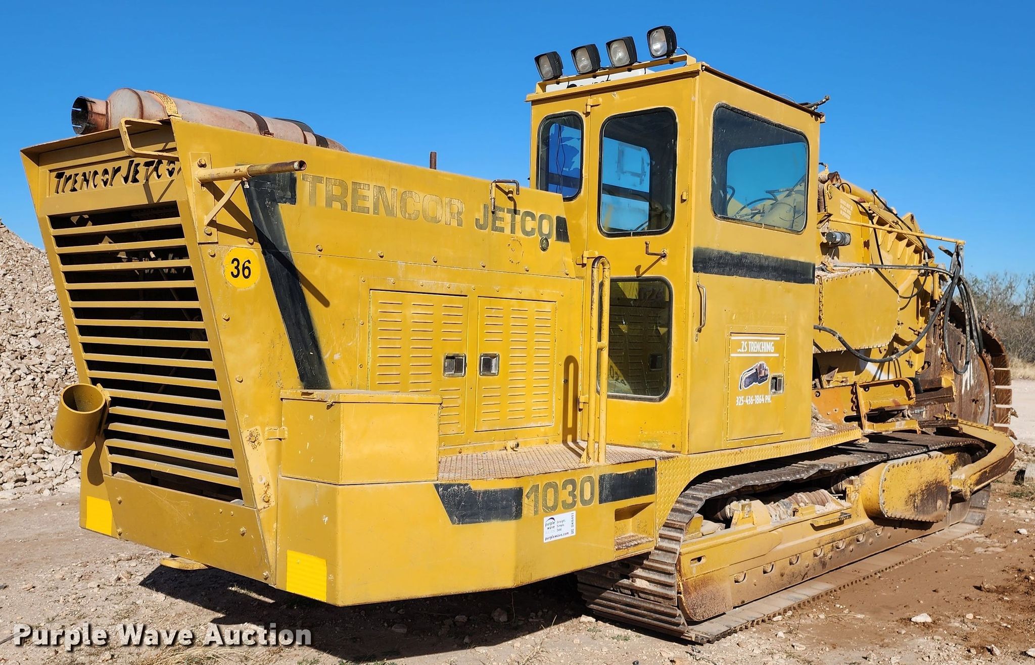 Trencor Jetco 1030 trencher in Midland, TX | Item DK6491 for sale
