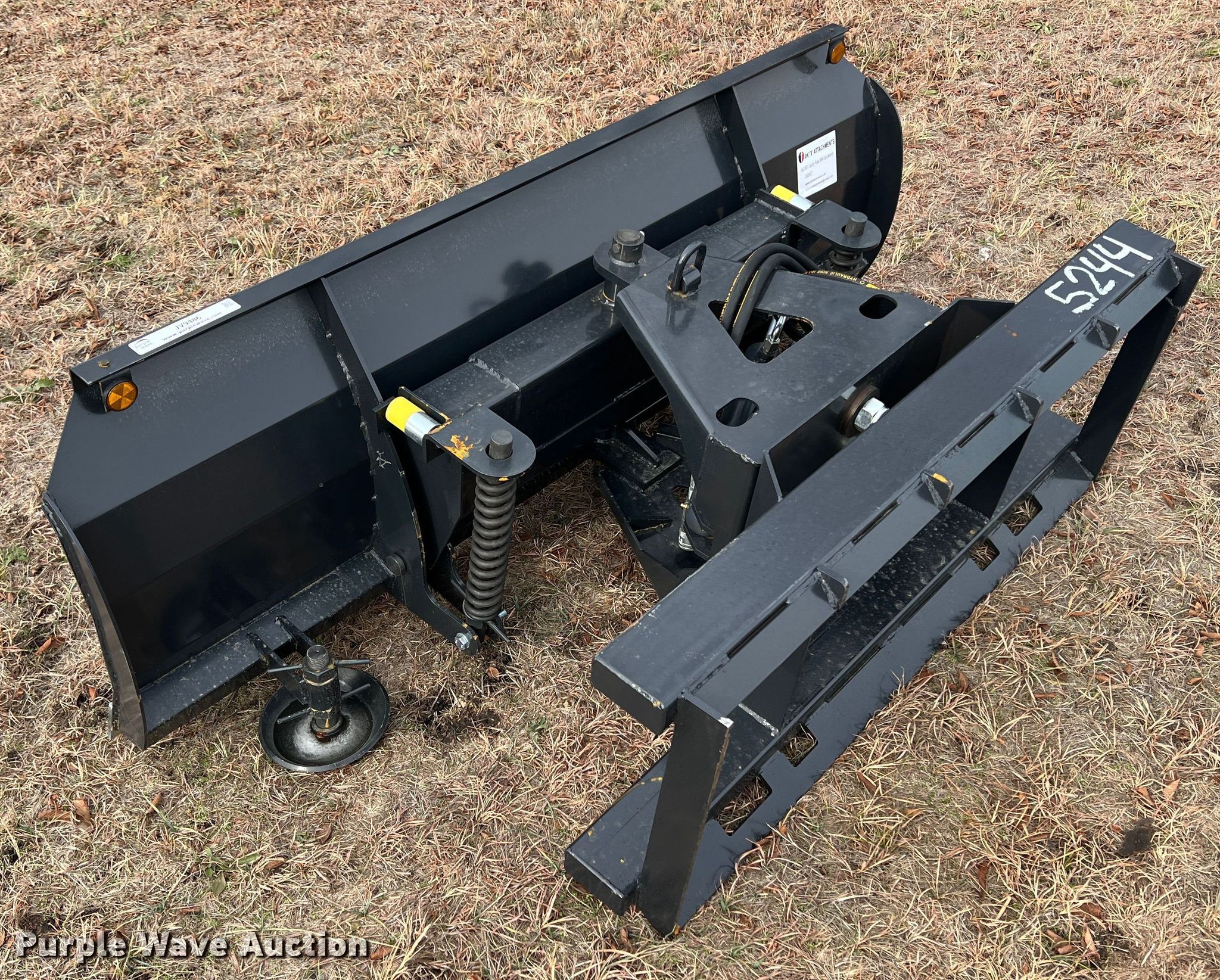 JCT 72"W skid steer dozer blade in Yates Center, KS Item JV9486 sold