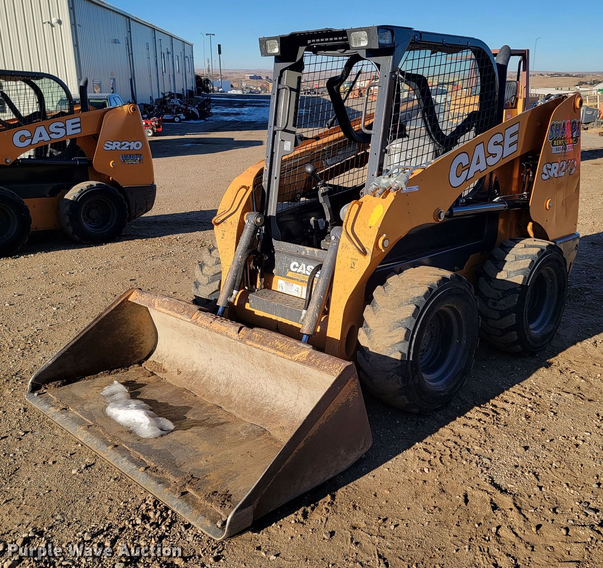 2018 Case SR210 skid steer loader in Pierre, SD Item ME9546 sold Purple Wave