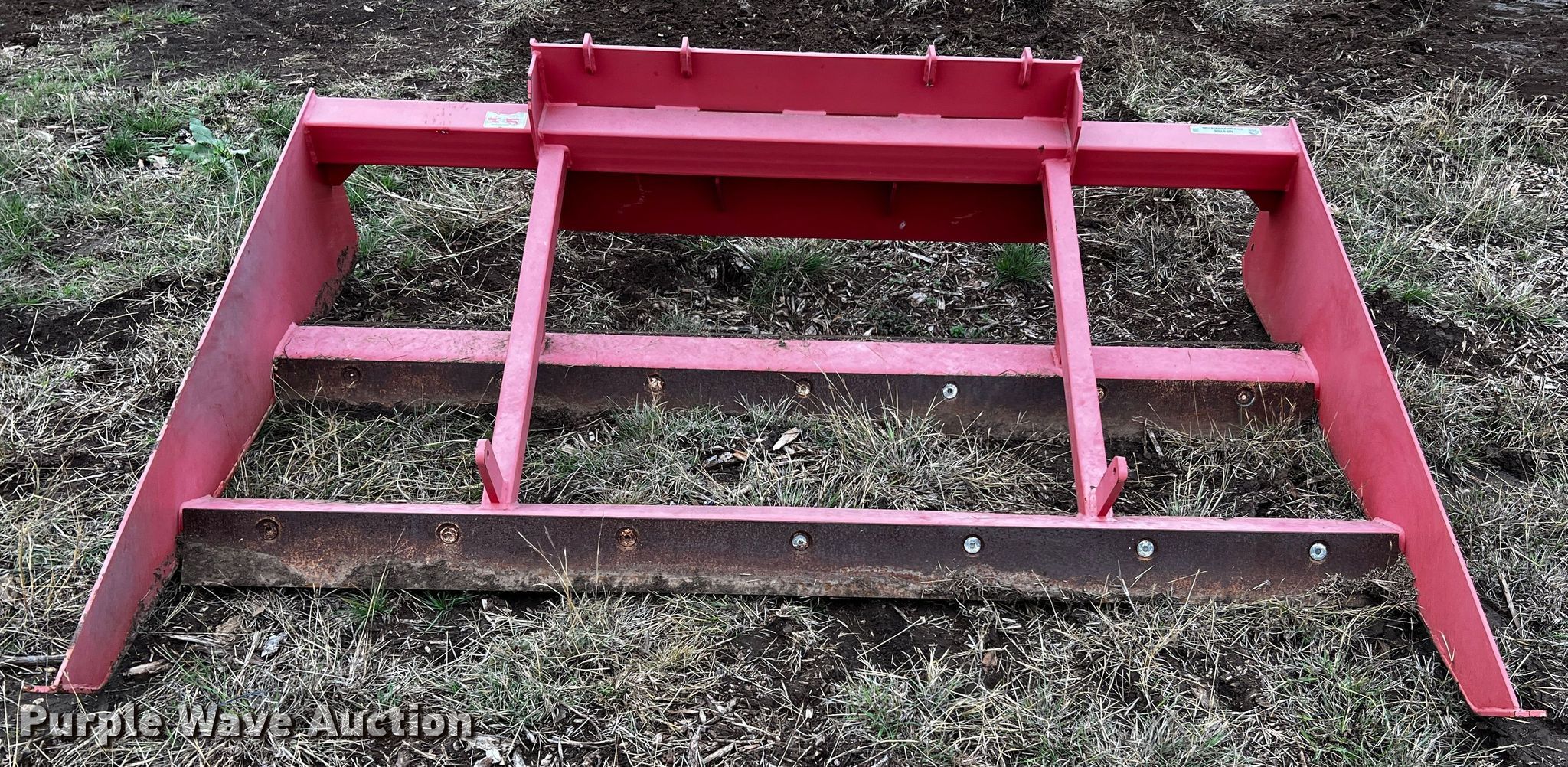 Titan 84"W skid steer land leveler in TX Item MF9786 sold