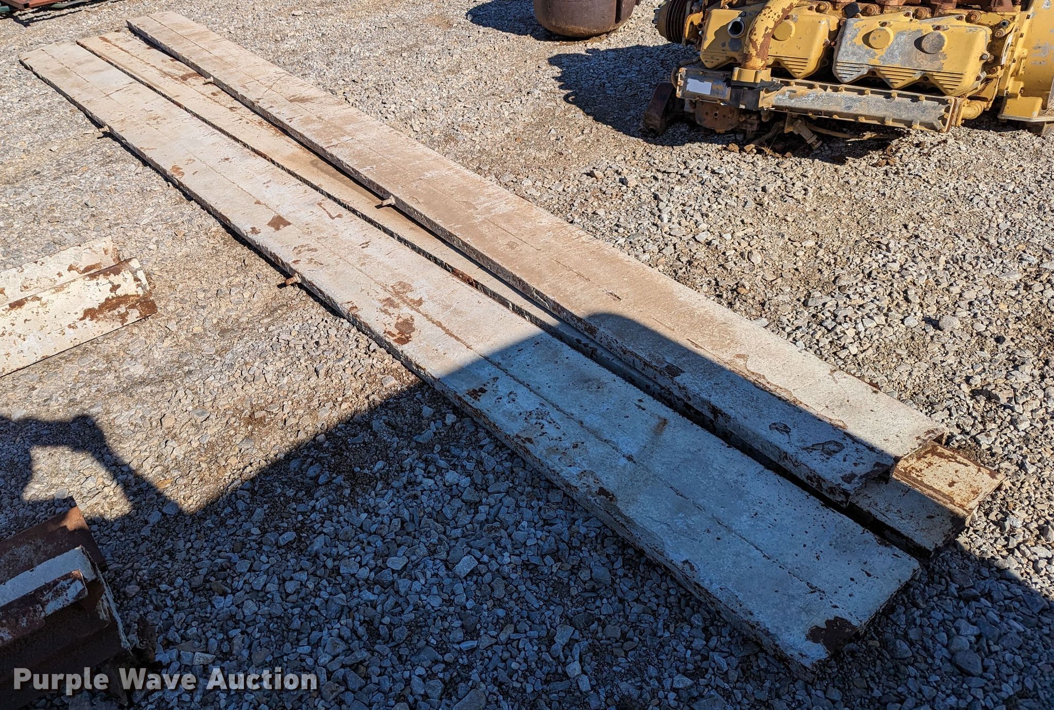 (2) cattle guard concrete forms in Ardmore, OK Item MI9582 sold