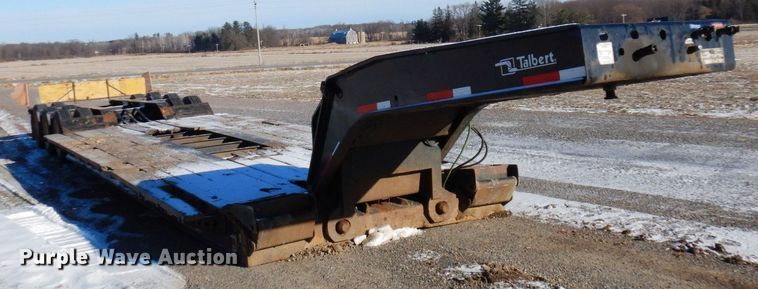 image for item AF9364 2007 Talbert T3DW-50SA-HRG-1-11  lowboy equipment trailer