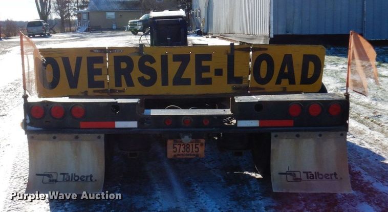 image for item AF9364 2007 Talbert T3DW-50SA-HRG-1-11  lowboy equipment trailer