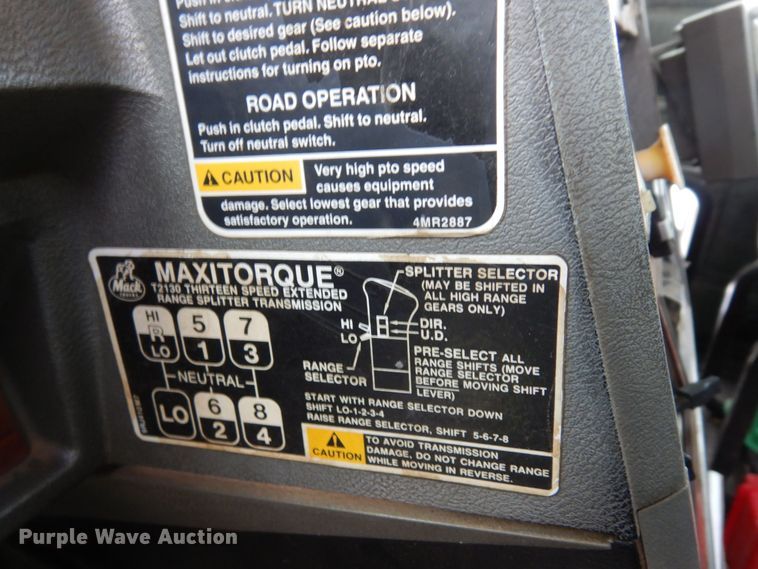 image for item AF9434 1998 Mack CL713  dump truck