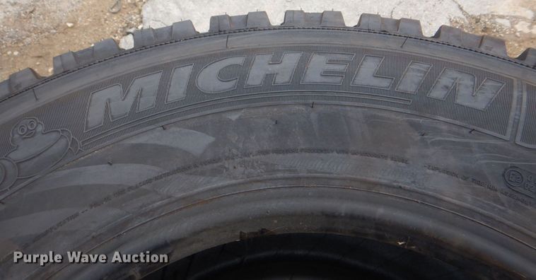image for item DH7533 (2) Michelin X-One Line Grip 445/50R22.5 tires
