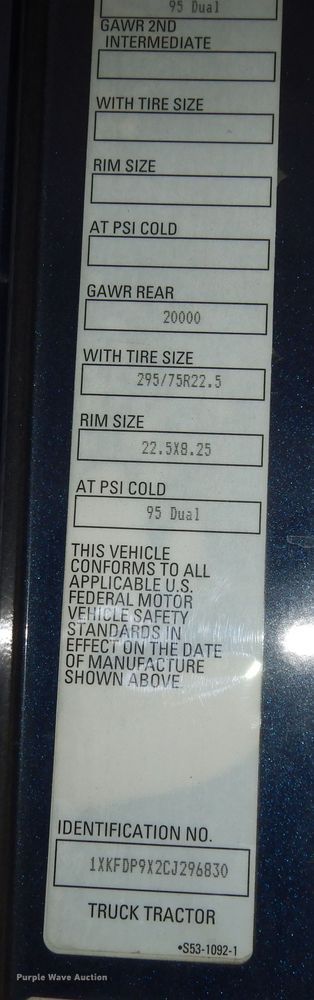 image for item DI6850 2012 Kenworth T700  semi truck