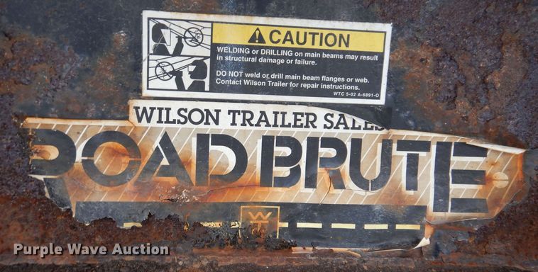 image for item DK2044 2006 Wilson Roadbrute CF-900  flatbed trailer