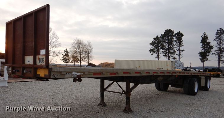 image for item DK2046 2018 Wilson Roadbrute  flatbed trailer