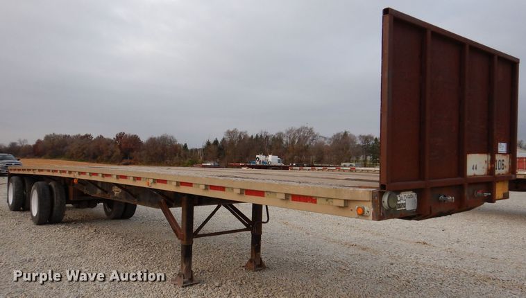 image for item DK2046 2018 Wilson Roadbrute  flatbed trailer