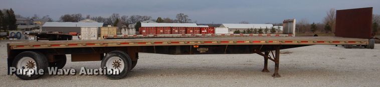 image for item DK2046 2018 Wilson Roadbrute  flatbed trailer