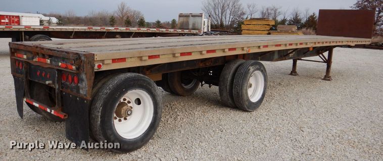 image for item DK2046 2018 Wilson Roadbrute  flatbed trailer