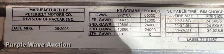 image for item DK6994 2006 Peterbilt 379  semi truck