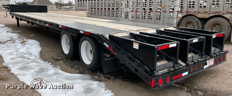 image for item DM2533 2017 Neville  drop deck equipment trailer